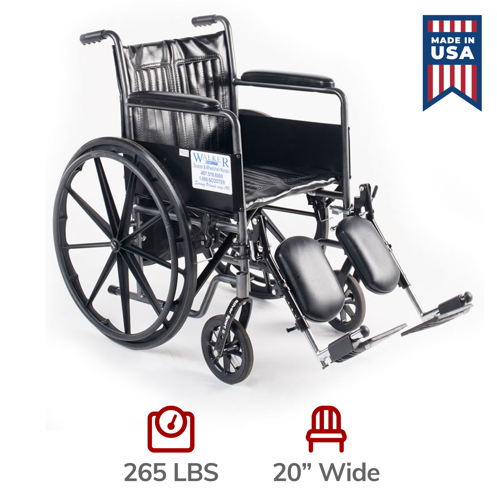20 in. Wheelchair
